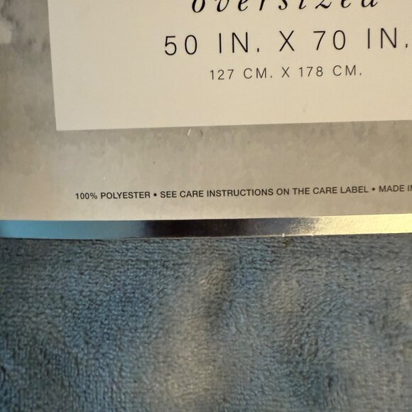 Nova Oversized Plush Throw Blanket Fringe Tassels 50" X 70" Silver Lush Hygge De - Picture 9 of 13